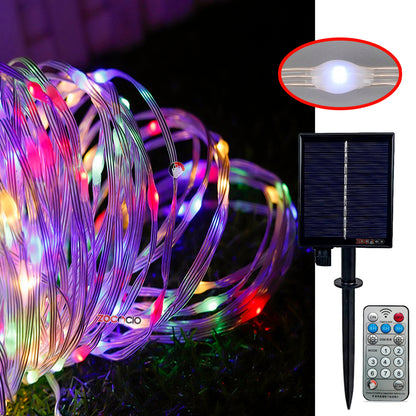 Luces led navideñas con panel solar  10, 20  y 30 Metros- Navilight Solar