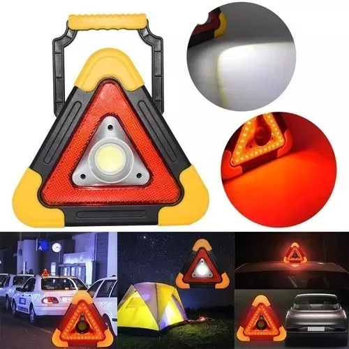 Triangulo De Emergencia Led Con Power Bank Paga 1 lleva 2